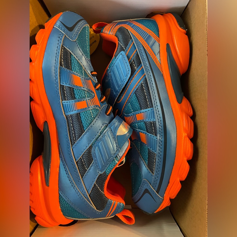 Tsukihoshi Shoes Youth Storm Blue / Orange
